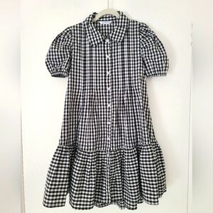 Mayoral Checker Print swing dress